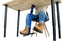SITFLOW Under Desk Leg Swing - Sitting Exercise for Weight Loss, Increased Circulation, Burning Calories (Black and Blue)