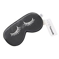 100% Silk Sleep mask with Adjustable Strap,Comfortable and Super Soft Eye mask Ultimate Sleeping aid,blindford Darkgrey pattern2