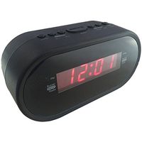 Sylvania AM/FM Clock Radio With Dual Alarm Clock, Digital Tuning