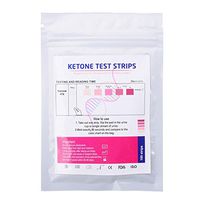BoMiVa - 100pcs Ketone Strips Urine Analysis Test Paper Ketone Test Strips Urine Acid Alkaline Test Paper