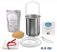 Complete Coffee Enema Kit by Purelife Enema - USA Safe Medical Stainless Steel Enema Bucket - 1 lb Mold Free Gold Roast Enema Coffee - Coffee Enema Strainer - Everything You Need to Get Started