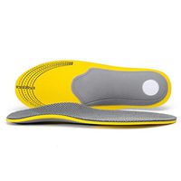 Orthotic Inserts, Men Women Breathable Elastic EVA Memory Foam Shoe Insoles Function Pads for Plantar Fasciitis PES Planus Running Basketball Sport 1 Pair