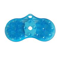 BOOMdan Bathroom Mats Foot Massager Bathroom Foot Brush Peeled Pumice Wipe-Improves Foot Circulation & Reduces Foot Pain - Soothes Tired Achy Feet - Non Slip with Suction Cups