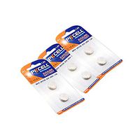 6PC(3 cards) Alkaline Coins Battery AG10 LR1130 389 LR54 L1131 189 LR54/189/L1130 for watches