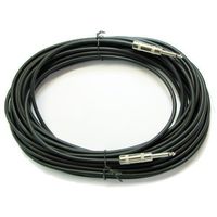 Instrument Acoustic Electric Bass Guitar Keyboard Patch Cable 1/4 Quarter Inch (20ft)