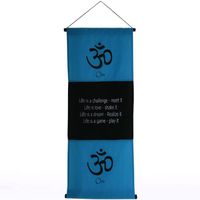 Wall Hanging Banner - Om Ohm - Large Affirmation Flag