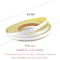 New Car Reflective Safety Warning Conspicuity Tape Film Sticker (Silver)