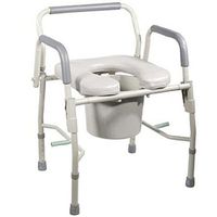 Sammons Preston Deluxe Steel Drop Arm Commode