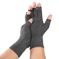 SUPVOX Arthritis Gloves Half Finger Durable Non Slip Training Sport Gloves 1 Pair