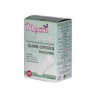 maxim Organic Classic Contour Pantiliners, Light Days, Unscented, 30 Pantiliners by Maxim Hygiene Products