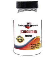 Curcumin 750mg Curcuminoids 95% * 100 Caps 100% Natural - by EarhNaturalSupplements