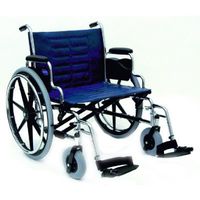 Invacare IVC Tracer IV Wheelchair 22" (450 lbs) with Removable Desk Arms and Footrest-Blue