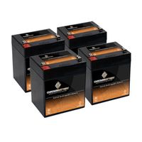 12V 5AH SLA Battery Replaces nph5-12 hr1221wf2 wp5-12 23-289b bp4-12 - 4PK