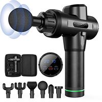 Percussion Massage Gun for Athletes, 20Speeds Professional Handheld Deep Tissue Muscle Massager for Full Body Muscle Recovery and Pain Relief