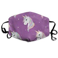 Face Mask Purple Unicorn Trendy Cycling Half Face Earloop Dust Mask for Woman