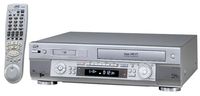 JVC HR-DVS2U Mini-DV/S-VHS VCR Combo, Silver