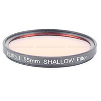 Flip 55mm Shallow Underwater Color Correction Filter for GoPro 3, 3+, 4 Cameras, Red