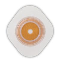 Convatec 125260 SUR-FIT Natura Two-Piece Cut-to-Fit, Stomahesive Flexible Skin Barrier with Tape Collar, White, 57mm (2 1/4") Flange, Overall Dimension 5" x 5", 10/BX