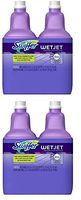 Swiffer WetJet Multi-Purpose Floor and Hardwood Cleaner Solution with Febreze Refill, Lavendar Vanilla and Comfort Scent, 1.25 Liter (4 Pack)