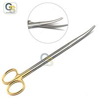 G.S METZENBAUM Scissors 7" Tungsten Carbide Curved German Grade Stainless Veterinary Best Quality