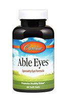 Carlson - Able Eyes, Ophthalmologist Formulated, Specialty Eye Formula, Promotes Healthy Vision, 60 Softgels