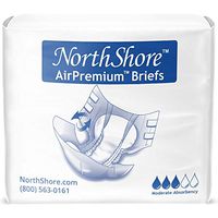 NorthShore AirPremium Tab-Style Briefs, Large, Case/60 (3/20s)