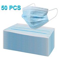 50Pcs Disposable Earloop Face Mouth-Muffle, Anti-Dust for Adult