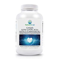 Nature's Lab CoQ10 + Alpha Lipoic Acid + Acetyl L-Carnitine HCI 120 Capsules
