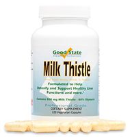 Good State - Milk Thistle Extract - (500 mg) (80% silymarin) (120 veggie capsules)