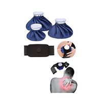 PULUTD Ice Bag Packs Reusable Hot Cold Packs4Packs 6/9/11 Inch and Adjustable Ice Wrap Hot and Cold Reusable Ice Bag wrap Reusable ice Bag