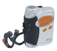 GPX WR3004SP Portable Cassette Player with AM/FM Radio and Flashlight