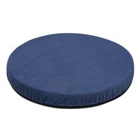 HealthSmart Swivel Seat Cushion assists with 360 degree turns to facilitate transitions to sitting or standing, Navy, 15 Inches in Diameter