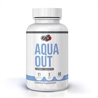 Aqua Out Diuretic Reduce Water Retention Pills 120 Capsules 60 Servings Natural Herbal Weight Loss Supplement 11 Active Ingredinets Formula Vitamin B6 Dandelion Potassium Green Tea Juniper Men Women