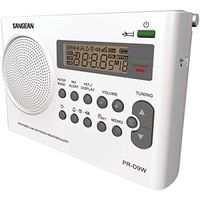 Sangean Portable AM/FM/NOAA Alert Radio With Rechargeable Battery