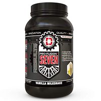 PRO Fusion 7 Sustained Release Protein- High Protein Meal Replacement Enhanced with MCT Oil (Vanilla Milkshake)