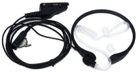 SUNDELY FBI Style Throat Vibration Mic Headset/Earpiece with VOX/PTT for Kenwood Radio TK3140 TK3148 TK385 8-pin Multi-pin
