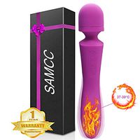 2020 New Electric Dual Motor Heating Massger,4 Speeds 10 Modes,Whisper Quiet,Full-Body Waterproof Vibrator-Suitable for Personal Bathroom (Purple)