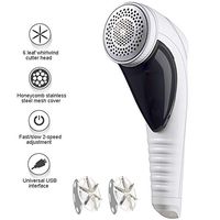 WLNKJ Lint Remover, 2 Gear Adjustment Electric Sweater Fabric Shaver Quickly and Effectively for Sofa/Blanket/Scarf/Wool - Portable Travel Business Trip