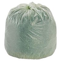 Stout Compostable Bags, 48 x 60, Green, 0.85 Mil, Flat Pack, 30/CS