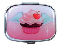 Fluff Fluff Cupcake Heaven Cupcake Angels Metal Pill Box