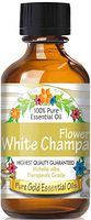 Pure Gold White Champa Flower Essential Oil, 100% Natural & Undiluted, 60ml
