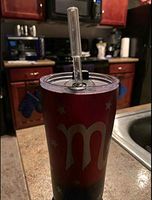 0.59 Inches Glass straw cap fit the tumblers with lids and straws, Straw Cover Clear, Keeps all the dust out, Healthy, Reusable,Eco Friendly