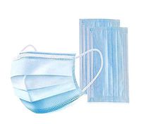 1000pcs Disposable 3-Ply with Earloops Protective Facial Masks Filter for Pollen,Blue,Anti-dust face Shield Filter
