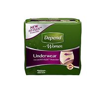 Depend Fit-Flex Underwear for Women, Maximum - Medium, 60/Case