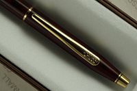 Cross Made in the USA Century Classic Red Wood Lacquer , 23k Gold Appointments with 0.5mm Lead Pencil