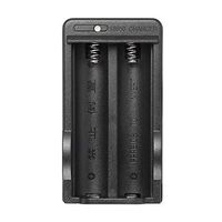 AC 110-240V 18650 4.2V Rechargeable Li-ion Dual Battery Charger US Plug Travel Battery Charger Power Adapter LED Indicator