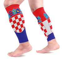 Abbylife Croatia Flag 1 Pair Leg Brace Compression Long Cooling Sports Leg Sleeve