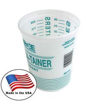 Argee RG512 Bucket, 1 Quart, White, 12 Pack