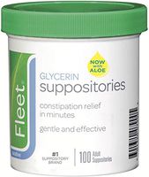 GLYCERIN SUPP ADULT FLEET 50EA