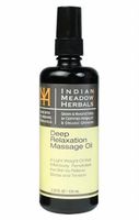 Indian Meadow Herbals Deep relaxation massage oil 3.32 fl/oz